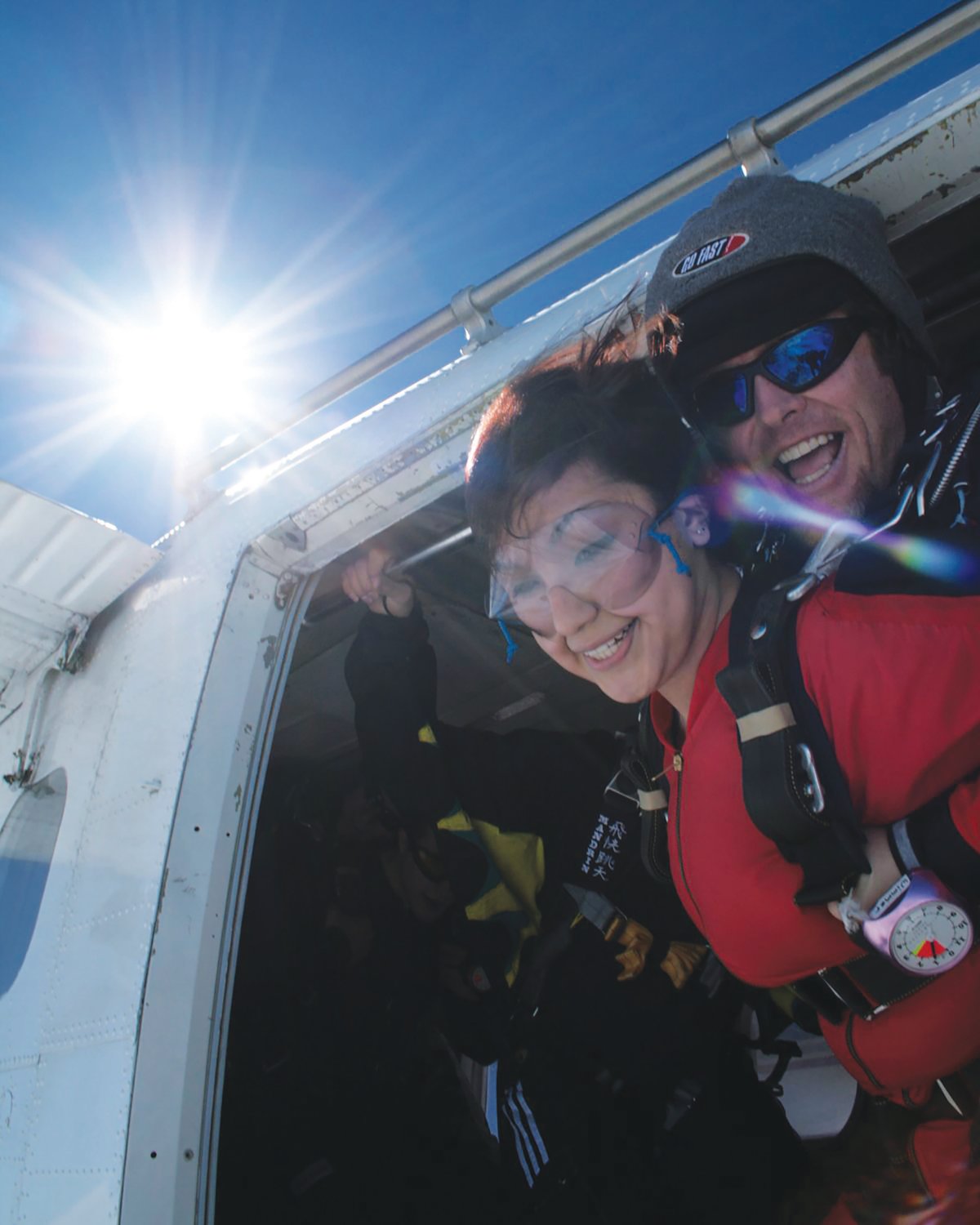 Skydiving lessons are available at Skydive Spaceland